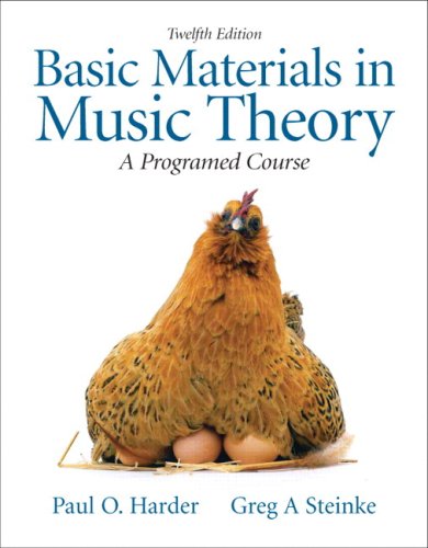 Basic Materials in Music Theory A Programmed Approach 12th 2010 9780205633937 Front Cover