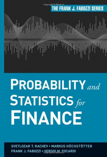 Probability and Statistics for Finance   2010 9780470400937 Front Cover