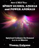 How to Meet Your SPIRIT GUIDES, ANGELS and POWER ANIMALS Spiritual Guidance on Demand in 5 to 10 Minutes, a Practical Guide N/A 9781479170937 Front Cover