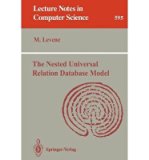 Nested Universal Relation Database Model  N/A 9780387554938 Front Cover