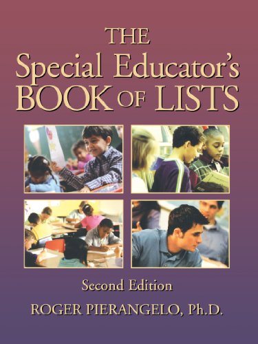 Special Educator's Book of Lists  2nd 2003 (Revised) 9780787965938 Front Cover