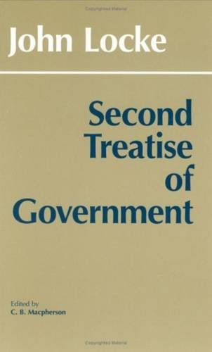 Second Treatise of Government  N/A 9780915144938 Front Cover