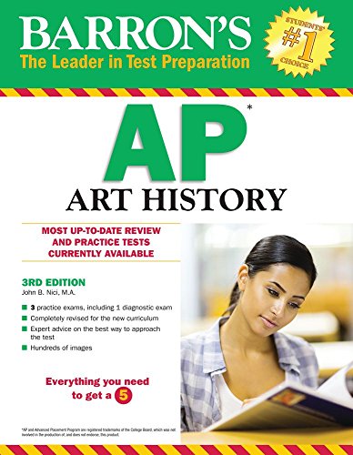 Barron's AP Art History  3rd 2015 (Revised) 9781438004938 Front Cover