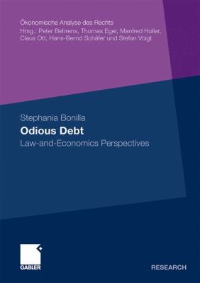 Odious Debt Law-and-Economics Perspectives  2011 9783834929938 Front Cover