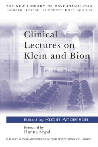 Clinical Lectures on Klein and Bion   1992 9780415069939 Front Cover