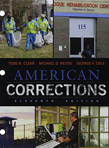 American Corrections + Mindtap Criminal Justice, 1-term Access:   2015 9781305699939 Front Cover