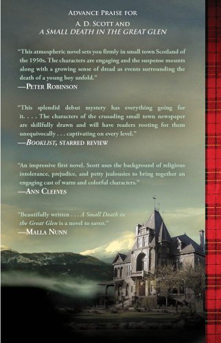 Small Death in the Great Glen A Novel  2010 9781439154939 Front Cover