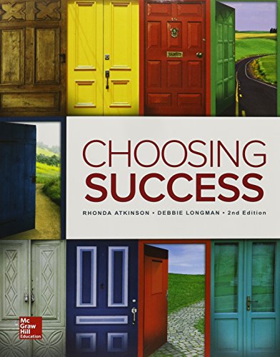 Choosing Success  2nd 2016 9780078020940 Front Cover