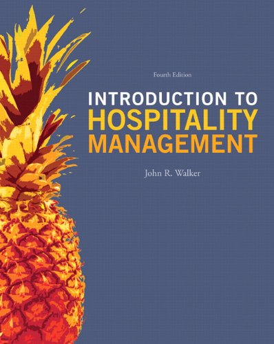 Introduction to Hospitality Management  4th 2013 (Revised) 9780132959940 Front Cover
