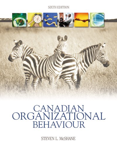 CANADIAN ORGANIZAT.BEH.>CANADI 6th 2006 9780070876941 Front Cover
