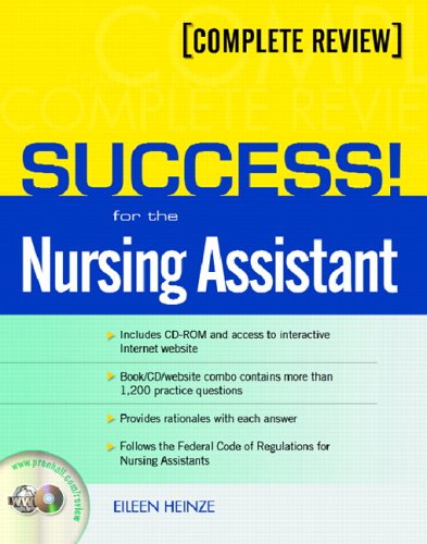 Success! for the Nursing Assistant A Complete Review  2006 9780131144941 Front Cover