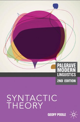 Syntactic Theory  2nd 2011 (Revised) 9780230243941 Front Cover