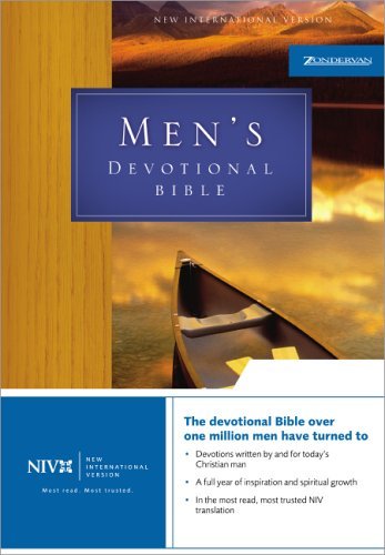 Niv Men's Devotional Bible With Daily Devotions from Godly Men  1993 9780310915942 Front Cover
