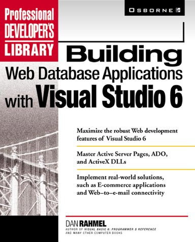Building Web Database Applications   2000 9780072120943 Front Cover