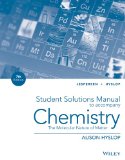 Chemistry The Molecular Nature of Matter, Student Solutions Manual 7th 2015 9781118704943 Front Cover