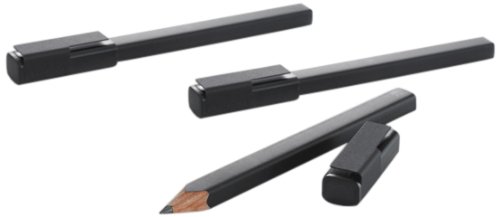 Moleskine 3 Black Pencils, Black, Large Point (3. 0 MM), Black Lead  N/A 9788866132943 Front Cover