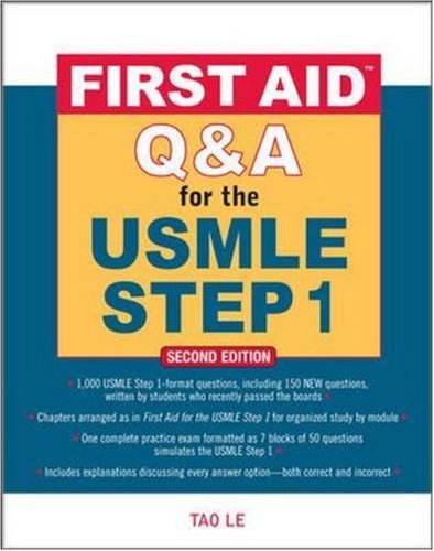 First Aid Q&amp;a for the USMLE Step 1, Second Edition  2nd 2009 9780071597944 Front Cover