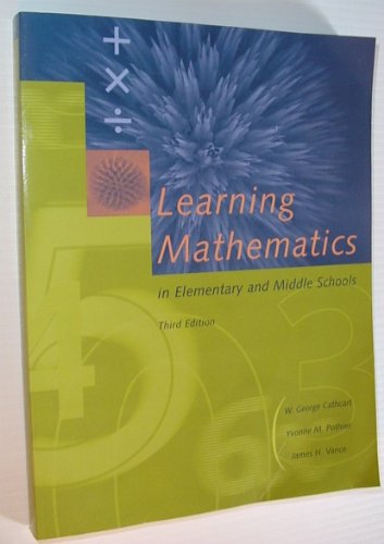 LEARNING MATH.IN ELEM.+MIDDLE 3rd 2000 9780130140944 Front Cover