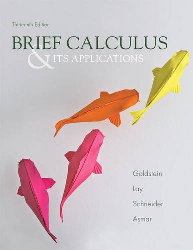Brief Calculus and Its Applicatons  13th 2014 9780321913944 Front Cover