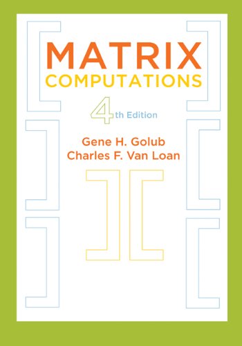 Matrix Computations  4th 2013 9781421407944 Front Cover