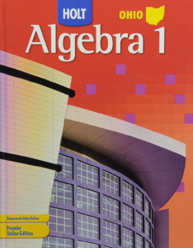 Algebra 1, Grade 9: Holt Algebra 1 Ohio  2007 9780030932946 Front Cover