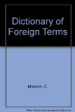 Dictionary of Foreign Terms  2nd (Reprint) 9780064634946 Front Cover