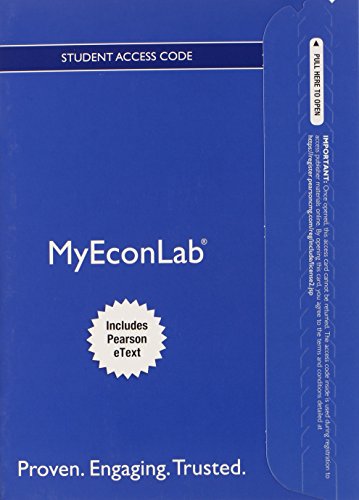 NEW Mylab Economics with Pearson EText -- Access Card -- for Microeconomics Theory and Application 3rd 2012 9780133020946 Front Cover