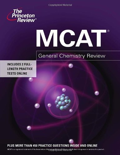 MCAT General Chemistry Review  N/A 9780375427947 Front Cover