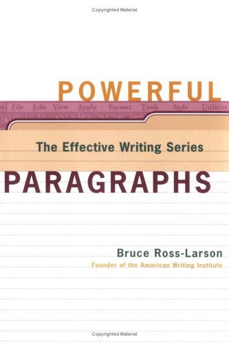 Effective Writing Series Powerful Paragraphs  N/A 9780393317947 Front Cover