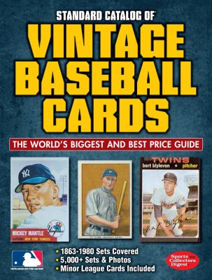 Standard Catalog of Vintage Baseball Cards  2nd 2012 9781440232947 Front Cover