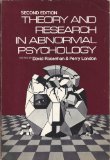 Theory and Research in Abnormal Psychology 2nd 1975 9780030842948 Front Cover