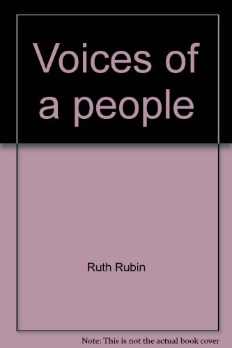 Voices of a People The Story of Yiddish Folksong 2nd (Revised) 9780070541948 Front Cover