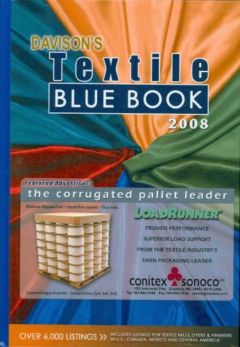 Davison's Textile Blue Book 2008:  2008 9780875150949 Front Cover