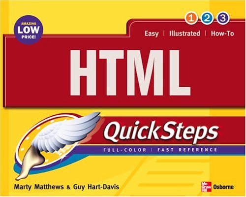 HTML QuickSteps   2005 9780072258950 Front Cover
