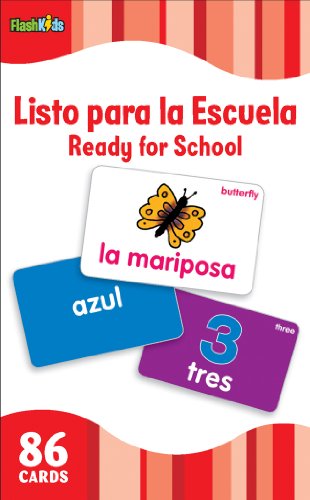 Listo para la Escuela/Ready for School (Flash Kids Spanish Flash Cards)  N/A 9781411434950 Front Cover
