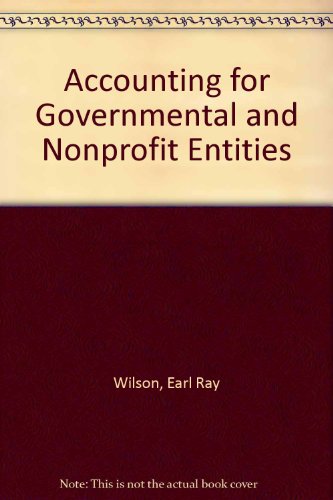 Accounting for Governmental and Nonprofit Entities 14th 2007 9780073100951 Front Cover