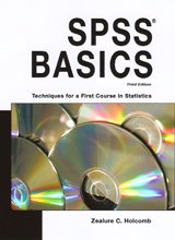 SPSS Basics-3rd Ed Techniques for a First Course in Statistics 3rd 2011 9781884585951 Front Cover