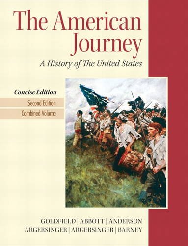 American Journey A History of the United States 2nd 2012 (Revised) 9780205214952 Front Cover