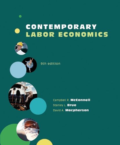 Contemporary Labor Economics  9th 2010 9780073375953 Front Cover