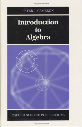 Introduction to Algebra   1998 9780198501954 Front Cover