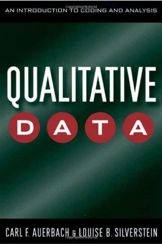 Qualitative Data An Introduction to Coding and Analysis  2003 9780814706954 Front Cover