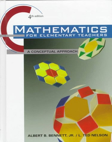 Mathematics for Elementary Teachers A Conceptual Approach 4th 1998 9780070062955 Front Cover