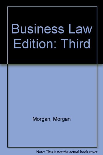 Business Law 3rd 2010 9781602299955 Front Cover