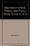 Macroeconomics Theories and Policies - Study Guide and Software 4th 9780023395956 Front Cover