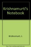 Krishnamurti's Notebook  N/A 9780060647957 Front Cover