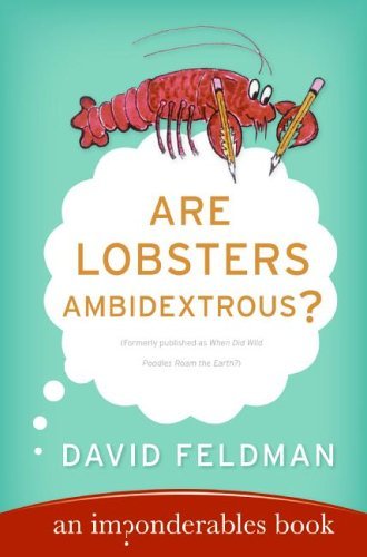 Are Lobsters Ambidextrous? An Imponderables Book  2005 9780060762957 Front Cover