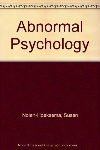 Abnormal Psychology 3rd 2004 9780071214957 Front Cover