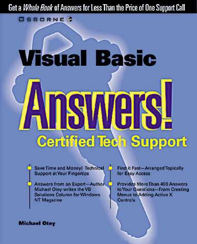 Visual Basic Answers! Certified Tech Support  2000 9780072118957 Front Cover