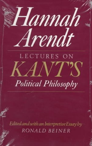 Lectures on Kant's Political Philosophy   1982 (Reprint) 9780226025957 Front Cover