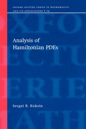Analysis of Hamiltonian PDEs   2000 9780198503958 Front Cover